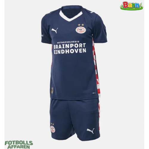 PSV Eindhoven Bortaställ Barn 2025-26 Kortärmad (+ Korta byxor)